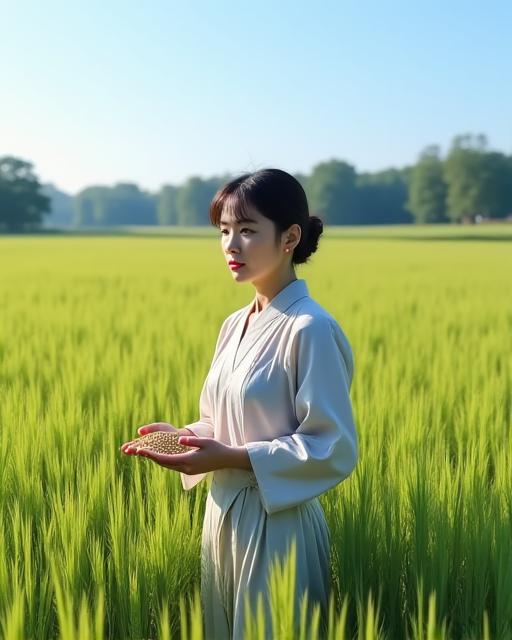 米作りをする藤原さん